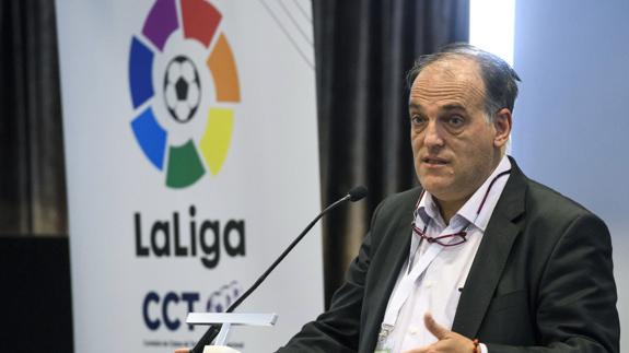 Javier Tebas, presidente de LaLiga. 