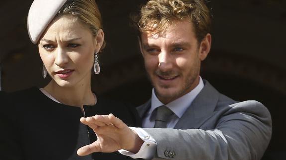 Pierre Casiraghi y su mujer, Beatrice Borromeo. 