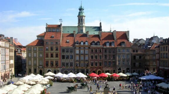 Plaza Mayor de Varsovia, Polonia.