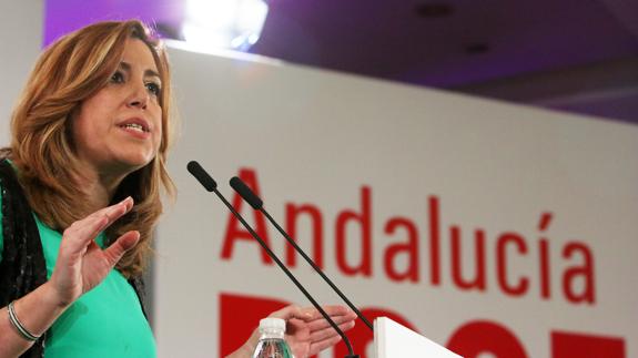 La presidenta de la Junta de Andalucía, Susana Díaz.