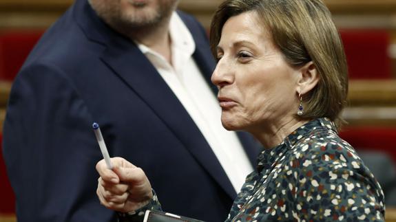 La presidenta del Parlamento de Cataluña, Carme Forcadell.