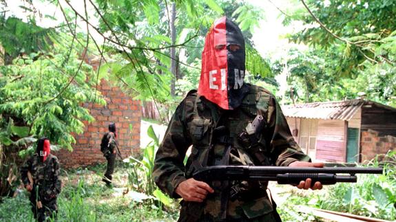 Guerrilleros del Ejército de Liberación Nacional (ELN).