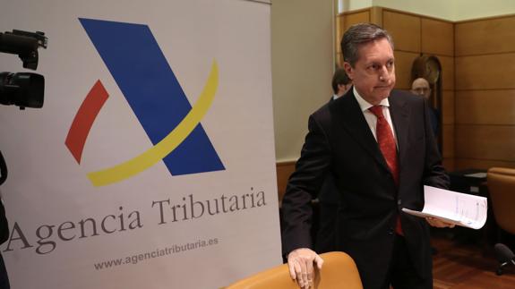 El director general de la Agencia Tributaria, Santiago Menéndez.