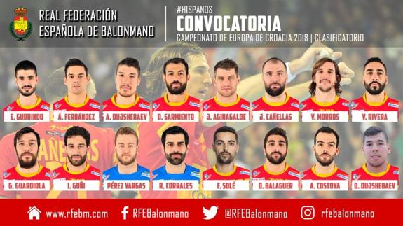 Convocatoria selección española balonmano.