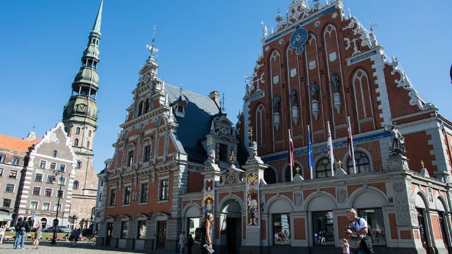 Plaza del Ayuntamiento de Riga.