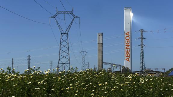 Planta solar de Abengoa.