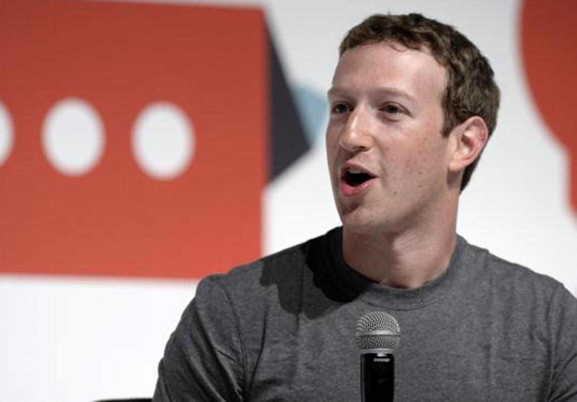 El fundador de Facebook, Mark Zuckerberg.