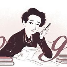 Quién es Hannah Arendt, la protagonista del doodle de Google