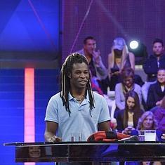 Coman Mitogo junto a Jordi González en la gala final de 'GH VIP'.