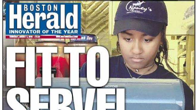 La hija menor de Obama, cajera en un restaurante