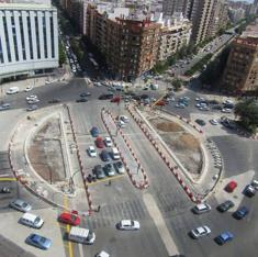 Imagen de la rotonda, hoy.