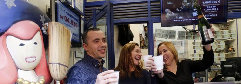 Segundo premio de la Lotería de Navidad 2016: 04536, riega de millones Valencia y una veintena de localidades de la Comunitat