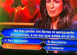 El aeropuerto de Castellón, hasta en los concursos de televisión