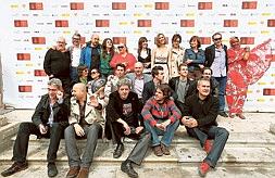 Todos los premiados, ayer en Málaga. / Efe