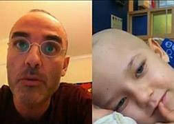 El padre de Richi cuenta la dura batalla que están llevando contra el cáncer. Al lado, una fotografía del pequeño.