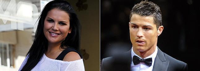 Katia Aveiro, cantante y concursante de 'Supervivientes', y el futbolista Cristiano Ronaldo. / EFE | AFP