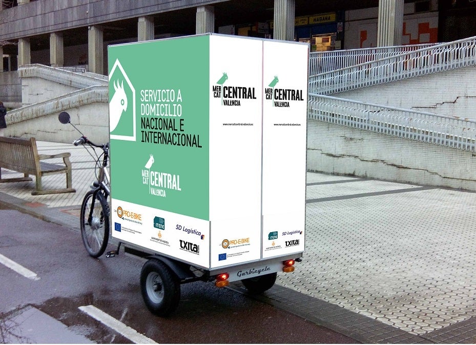 Bicicleta para el reparto.