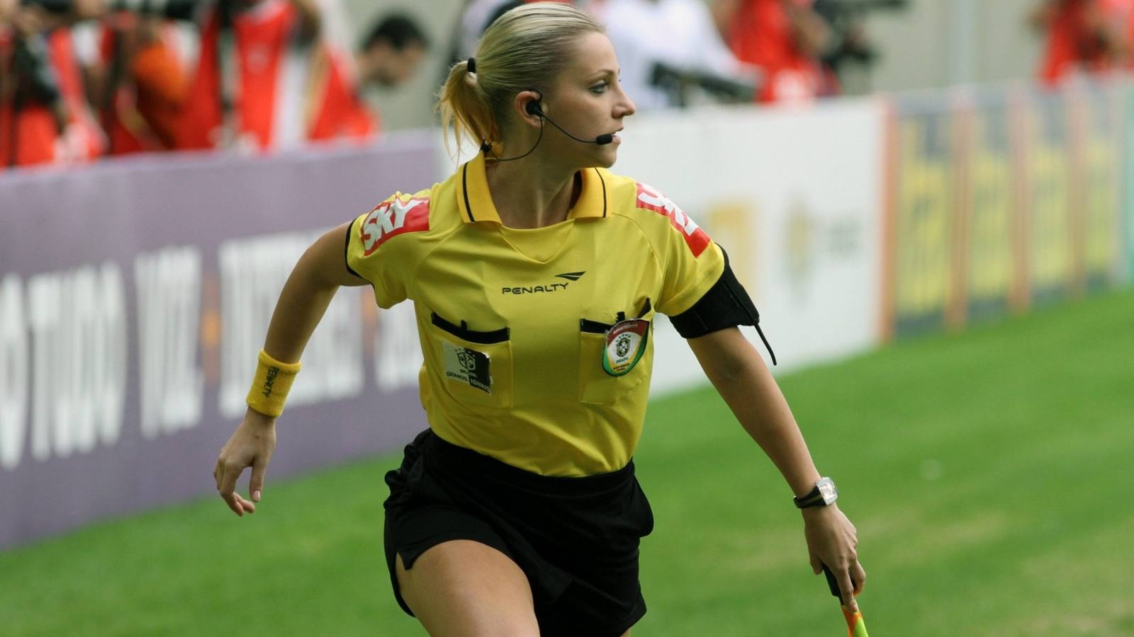 Fernanda Colombo durante un partido.