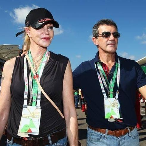 Melanie Griffith y Antonio Banderas.