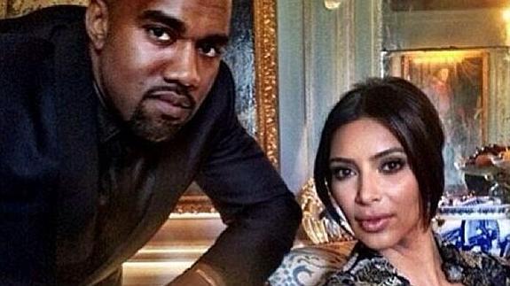 Kim Kardashian y Kanye West, marido y mujer