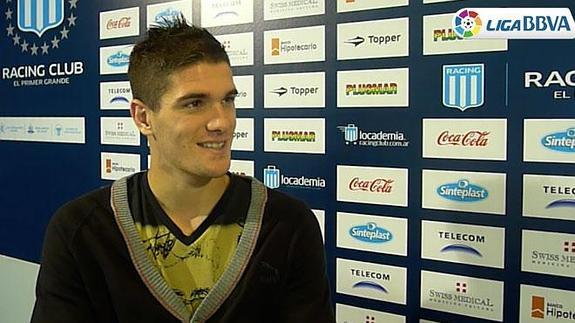 Rodrigo de Paul, durante la entrevista. 