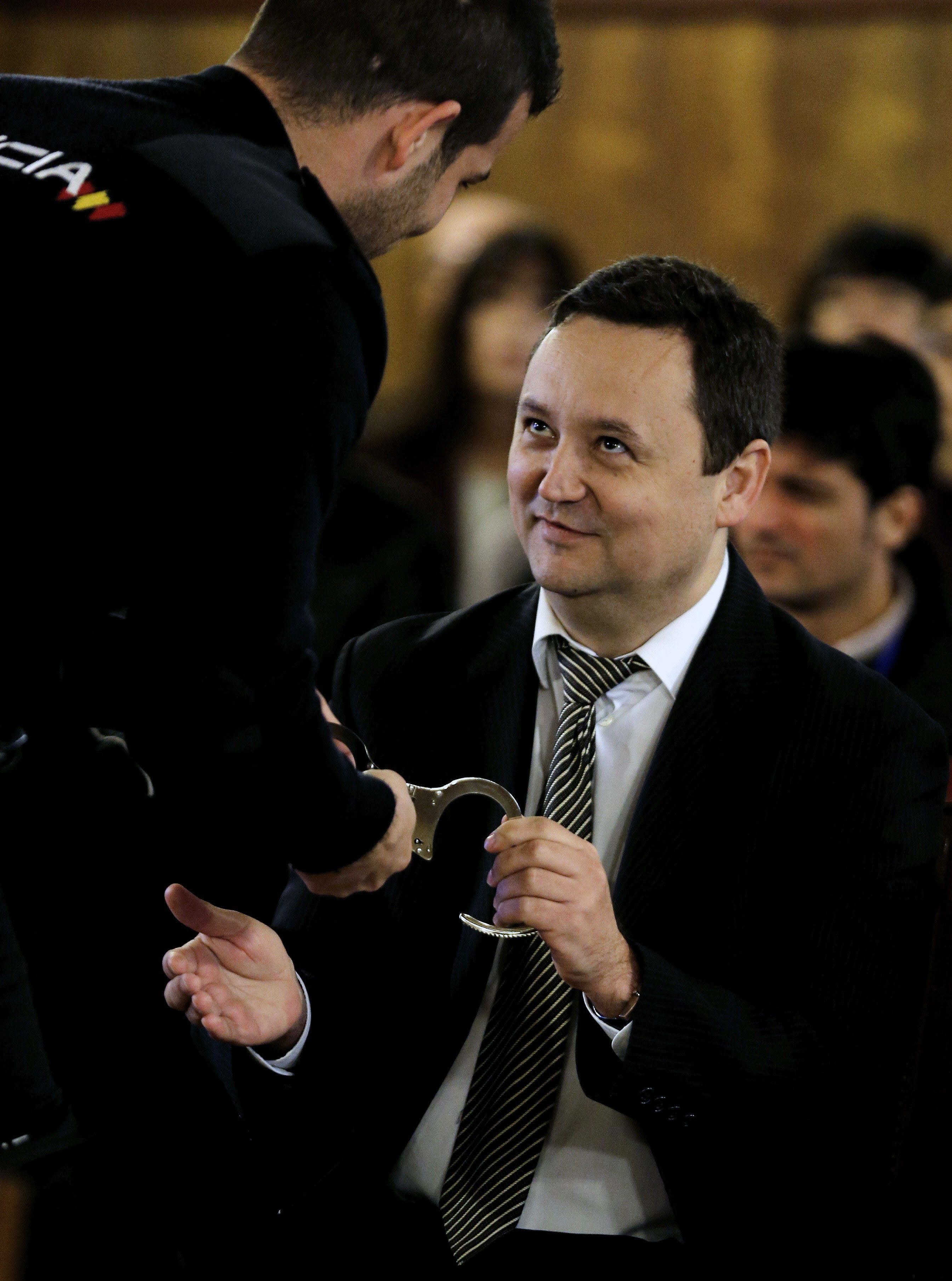 El empresario Augusto César Tauroni, durante el juicio. 