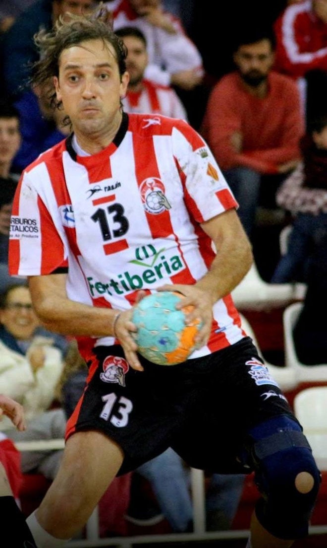 Sergio Berrios, en un partido con el Fertiberia Puerto Sagunto.