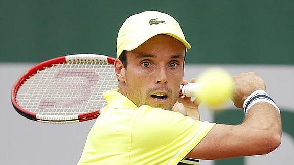 El castellonense Roberto Bautista, en un partido del pasado Roland Garros.