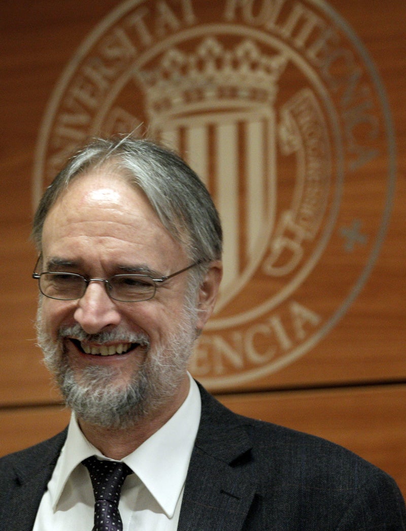 Karlheinz Brandenburg, creador del mp3, en la UPV. 