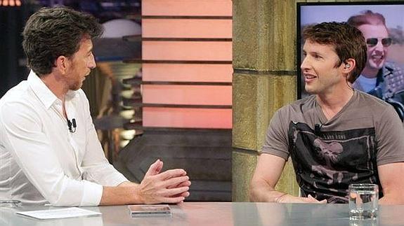 Pablo Motos y James Blunt en 'El Hormiguero 3.0'.