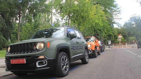 El nuevo Jeep Renegade recorre por primera vez las calles de Madrid