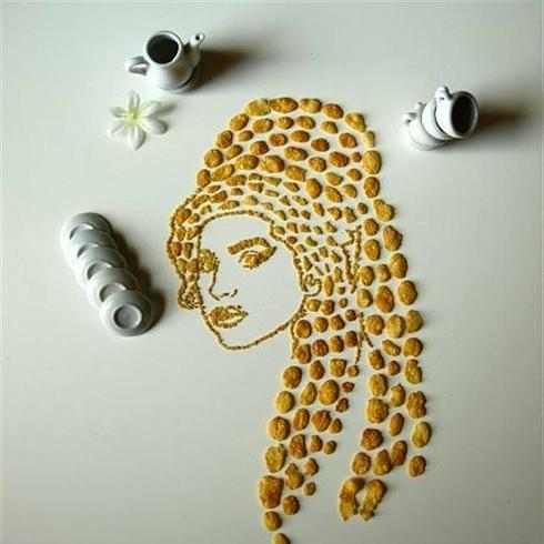 Retrato de Amy Winehouse.