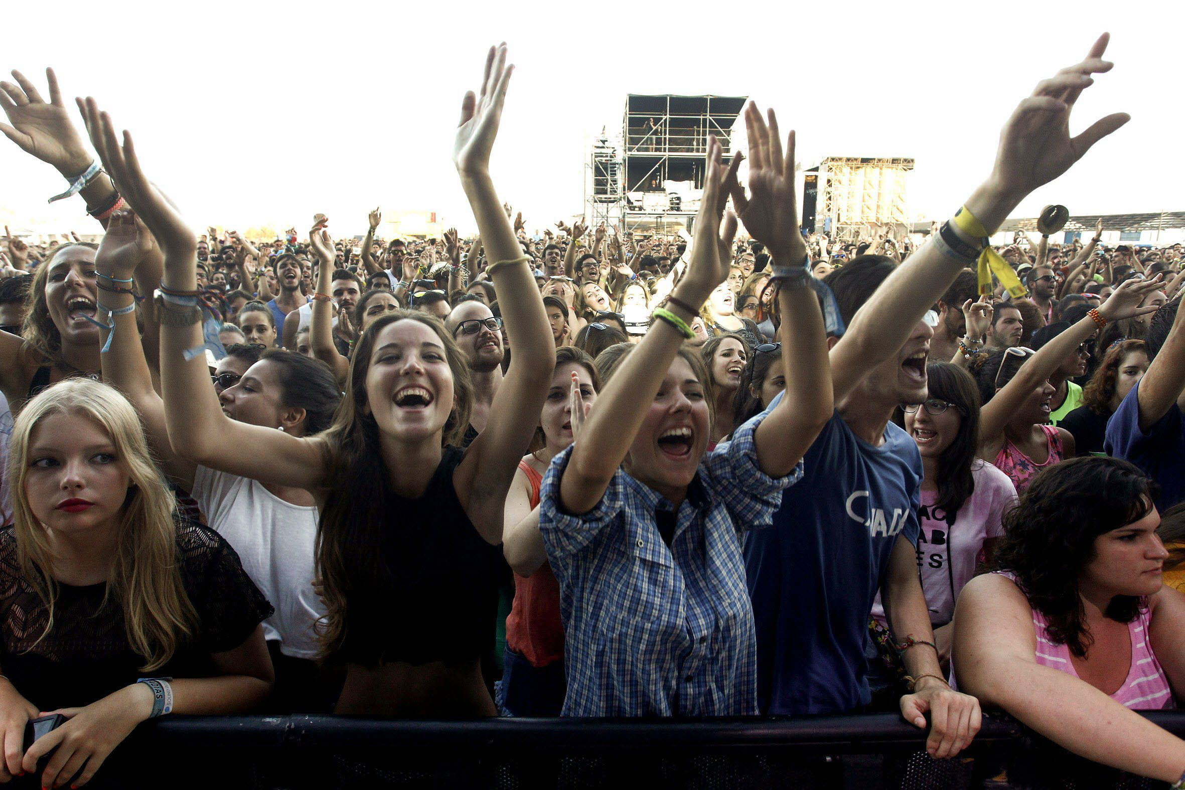 Concierto de Dorian en el Arenal Sound 2013.