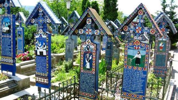 Cimitirul Vesel, en Maramureş (Rumanía).