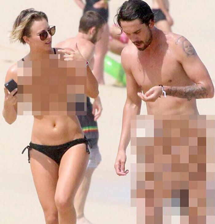 Kaley Cuoco junto a su marido, el tenista Ryan Sweeting.