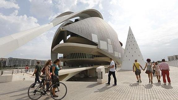 Imagen exterior del Palau de Les Arts Reina Sofía.
