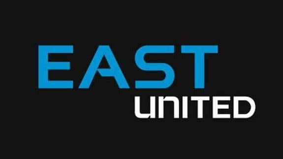 El logo de la marca comercial East United.