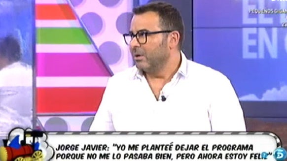 Jorge Javier confesó en Sálvame que se planteó dejar el programa.