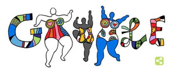 Niki de Saint Phalle, el doodle de Google