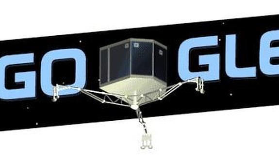 Doodle de Google: la sonda Philae aterriza en el cometa 67P