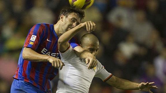 Entrenamiento del Valencia.