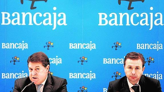 José Luis Olivas, expresidente de Bancaja, y Aurelio Izquierdo, antiguo director general.