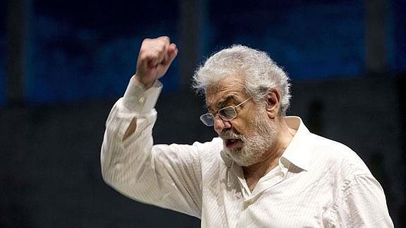 Plácido Domingo ultima los ensayos de Manon Lescaut en el Palau de les Arts
