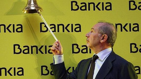 Rato en la salida a Bolsa de Bankia.