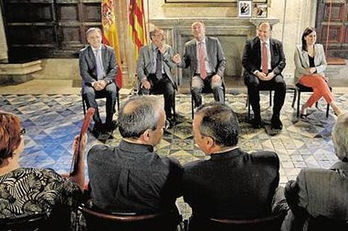 Fabra. reunido con empresarios.. :: efe