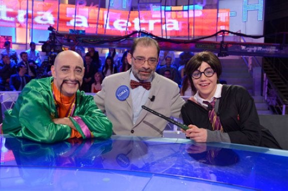 El concursante, en el centro. :: mediaset