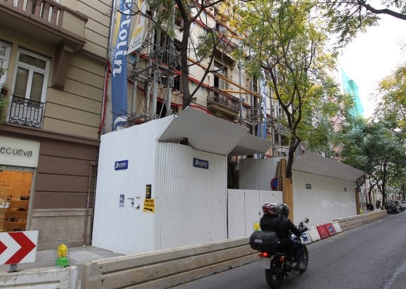 La calle donde tuvo lugar el accidente de tráfico. 