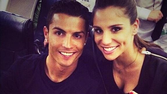 Cristiano Ronaldo y Lucía Villalón.