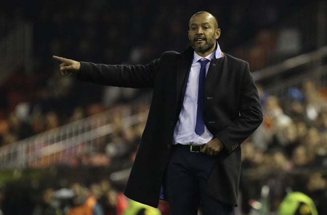 Nuno Espírito Santo, entrenador del Valencia CF.