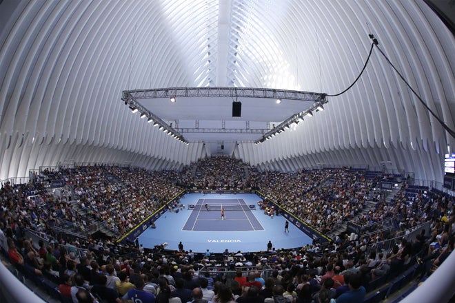 El Ágora de Valencia en la celebración del Open de Tenis.